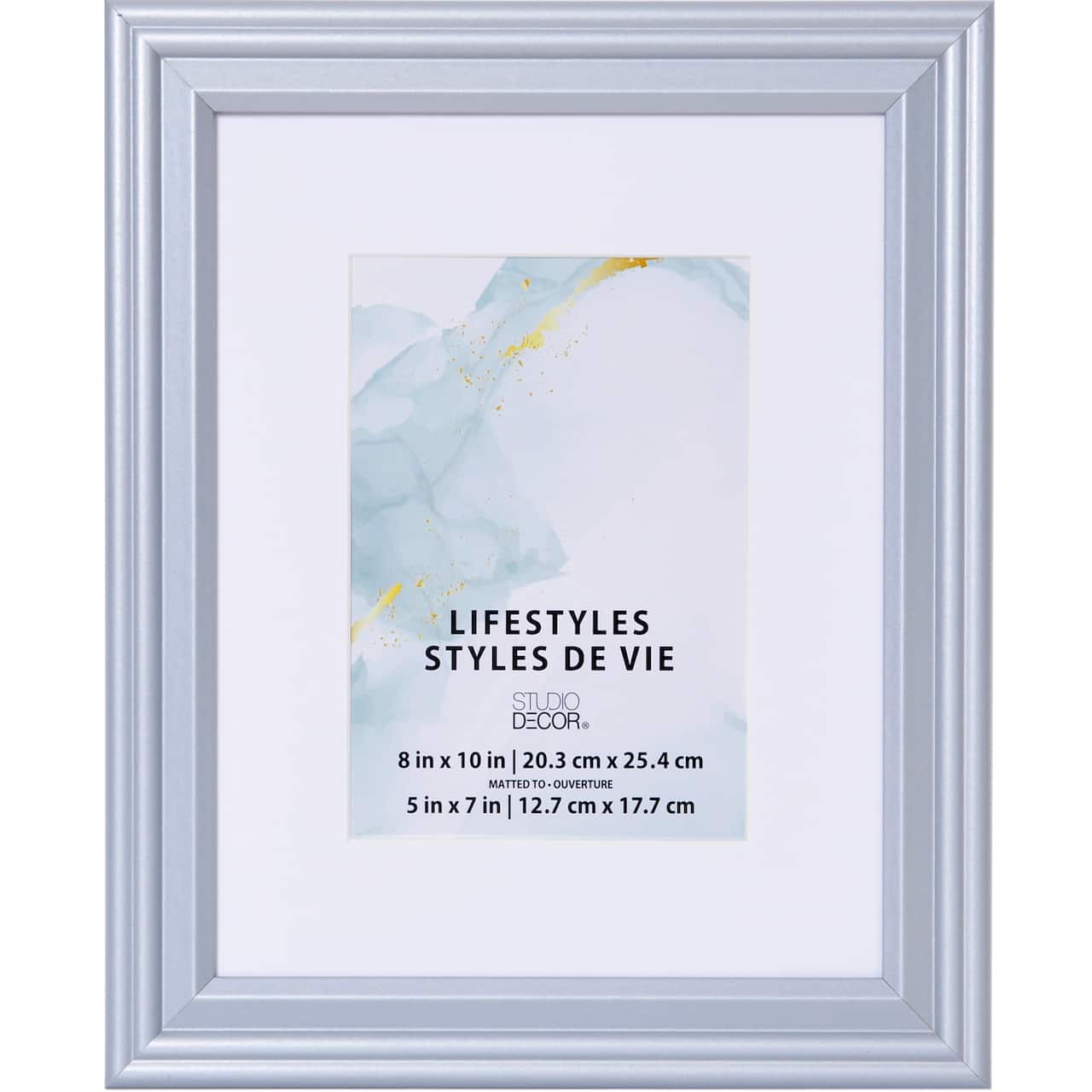 6 Pack: Silver Frame with Mat, Lifestyles by Studio Décor®